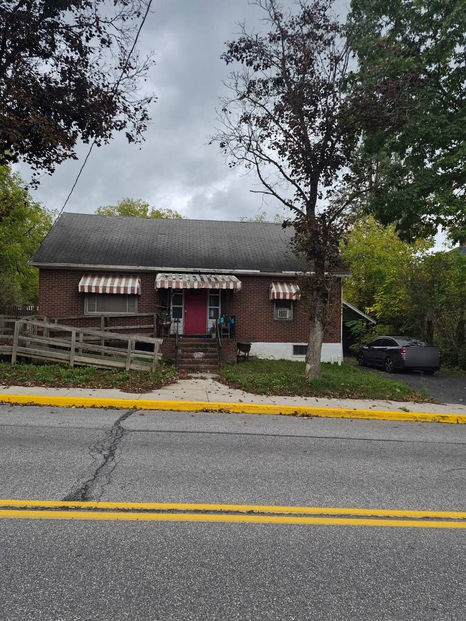 A brick Cape Cod on West Pitt Street in Bedford, Pennsylvania